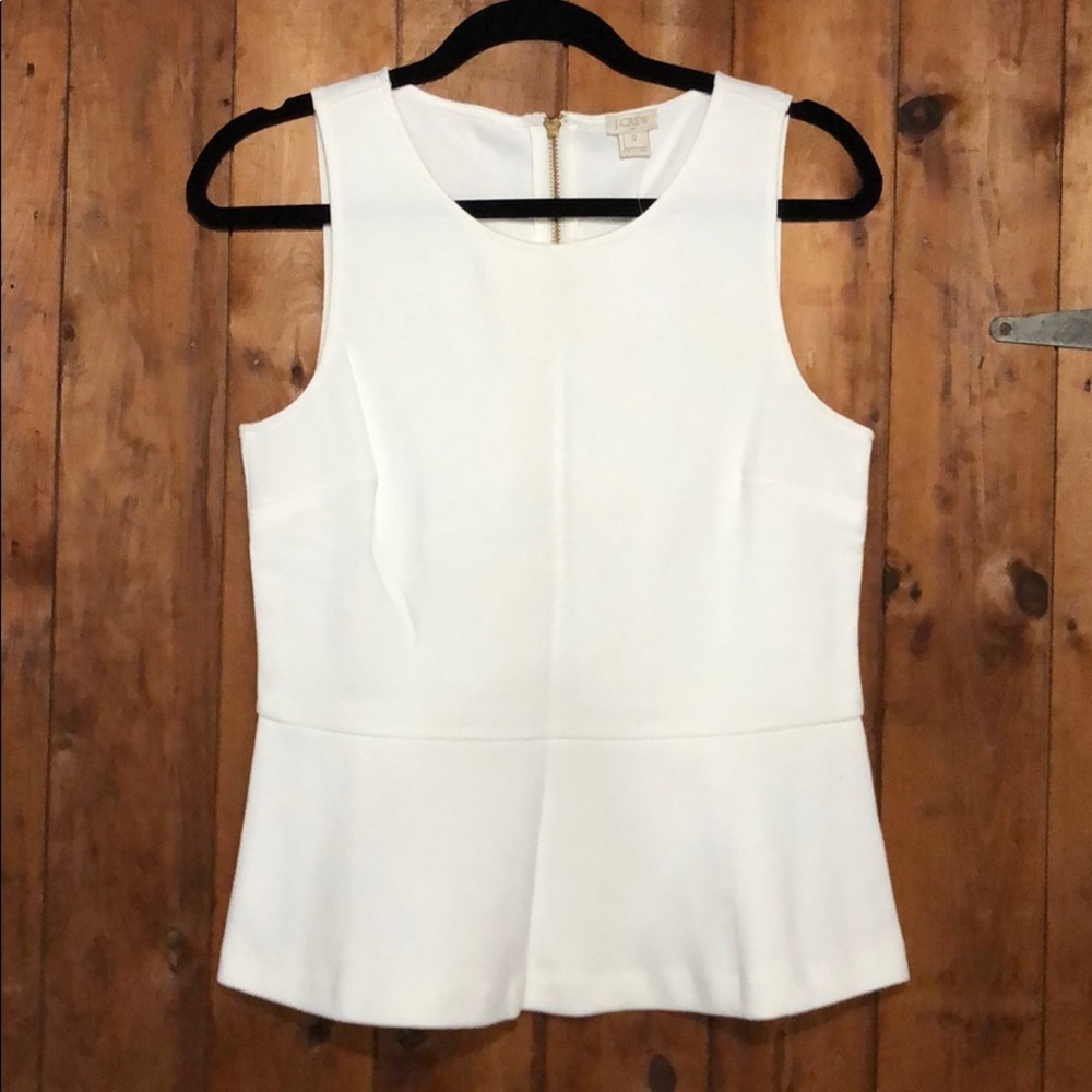Jcrew Peplum Top
